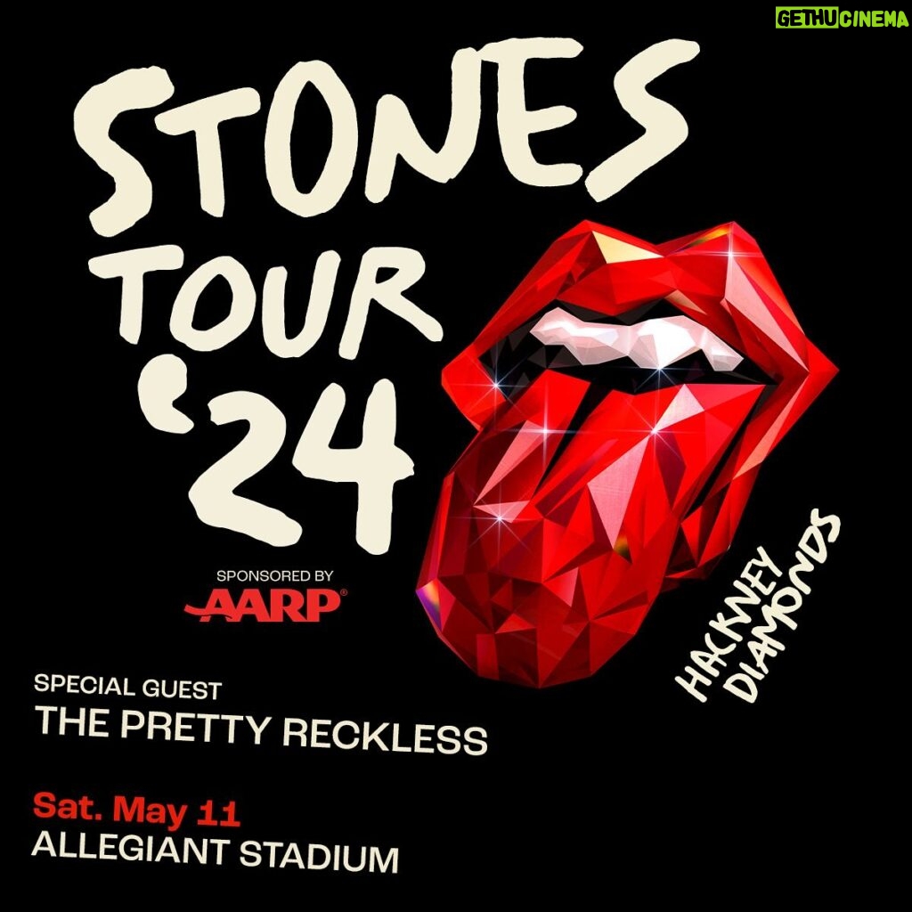 Taylor Momsen Instagram - We’re opening for The Rolling Stones at Allegiant Stadium in Vegas on May 11th!!!! We can’t believe our first gig back on the road are with these absolute legends, couldn’t be more honored…see you in Vegas!!! @therollingstones @theprettyreckless @allegiantstadium