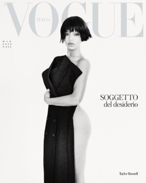 Taylor Russell Instagram - Vogue Italia by @roversi