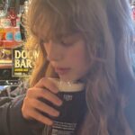 Teagan Croft Instagram – London week 1! I tried to make a beer goatee
