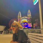Teagan Croft Instagram – Part II: waiting for the ferry- The Luna Park person is really bloody scary