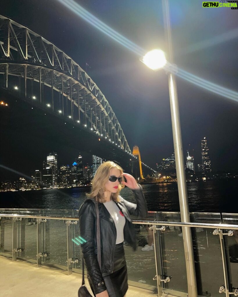 Teagan Croft Instagram - Part II: waiting for the ferry- The Luna Park person is really bloody scary