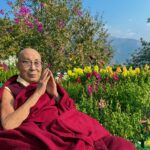 Tenzin Gyatso Instagram - HHDL enjoying the morning sun on the veranda of his residence in Dharamsala, HP, India on January 24, 2024. Photo by Ven Tenzin Jamphel #dalailama