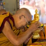 Tenzin Gyatso Instagram - Teachings begin in Bodhgaya, Bihar, India. #dalailama #buddhsim #bodhgaya