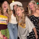Teresa Palmer Instagram - I love this woman so much!! From the moment I saw this gorgeous gal strutting her stuff down the Victoria Secrets runway with such a cool spunky vibe I was like WAIT who is that dope chick?? @behatiprinsloo is the most amazing mama to three, one of my new soul sister gal pals and has had the most remarkable journey with her births. I love how HONEST and hilarious she is during our podcast episode with her. I was laughing so hard at all of stories and then was completely enthralled by her birthing metamorphosis. Join us on @themotherdazepodcast this week as we chat to our girl Behati all about her three wild and wonderful births. Listen wherever you get your poddys or click the link in my stories ❤️❤️🔥🔥✨✨