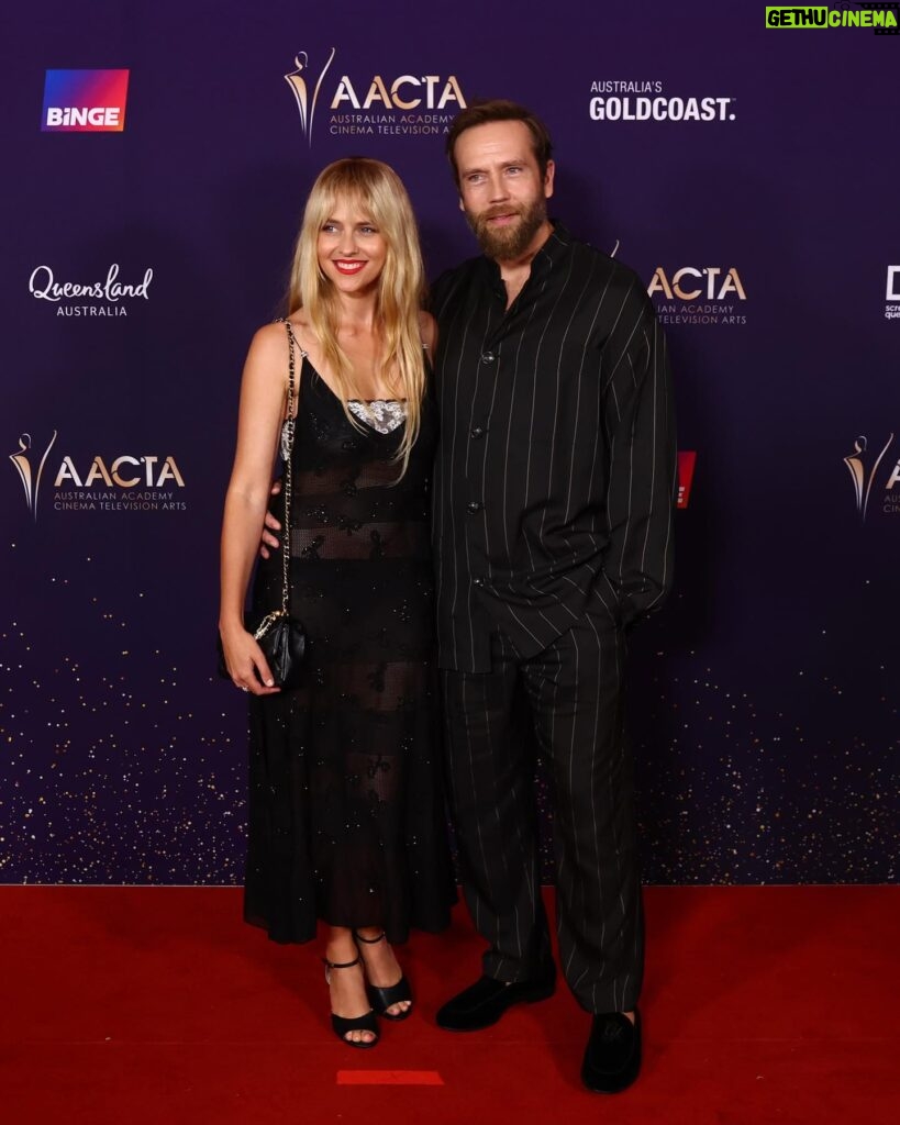 Teresa Palmer Instagram - ✨@aacta’s celebrating my #TheClearing fam with @disneyplusau and our the amazing creatives. We were SO honored to be nominated in our categories. What an INCREDIBLE night acknowledging so many Australian greats ✨ Wearing: @chanelofficial Styling: by my bff @annabelleharron Makeup: @victoriabaron @chanel.beauty Hair: (!!!) @kohhair_ PR: @janeylunn Mark wearing: @giorgioarmani