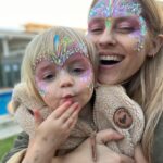 Teresa Palmer Instagram - It’s Prairie party time!! 🌙🧚🏻 Happy 2nd birthday sweetheart. What a day 🤪🥰✨💤⁣ ⁣ The sun came out and shined it’s goodness down on us all! such awesome friends showed up to celebrate you today Miss Moon! nothing like the chaos of a birthday party with sugar junkie kids running wild makes me happier, Legit! ⁣ ⁣ We also had a bunch of legends upleveling the party today like Nat from @oldmacfarmssasouth who brought her sweet furry friends for cuddles, @vanessavoodoo rocking not only the coolest hair in town but also the maddest skill set decorating these little human faces. (She’s NEXT LEVSSS Adelaide!) And the beautiful Anita from @smalldelights showing up year after year, kid after kid and making the most beautiful and TASTY vegan birthday cakes in all the land. Also @oasisinadelaide, what a perfect sanctuary you’ve created here and we felt so excited to host the party in this beautiful space, loved seeing all these little people filling the home up with joy. Also mad props to my Dad KP and @kaarenpalmerchampagne for bringing the booze which the adults guzzled heartily and the freshly made bread with truffle oil #winning ⁣ ⁣ Can’t believe our baby of the family is 2! 🥹🥹⁣ ⁣ P.s Figured out my fav ditch-the-junkyass-party-bag hack; buy cheap white t-shirts in all different sizes plus fabric paints, glitter & markers and let the kids run amok weeeee k ✌🏼