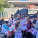 Teresa Palmer Instagram - It’s Prairie party time!! 🌙🧚🏻 Happy 2nd birthday sweetheart. What a day 🤪🥰✨💤⁣ ⁣ The sun came out and shined it’s goodness down on us all! such awesome friends showed up to celebrate you today Miss Moon! nothing like the chaos of a birthday party with sugar junkie kids running wild makes me happier, Legit! ⁣ ⁣ We also had a bunch of legends upleveling the party today like Nat from @oldmacfarmssasouth who brought her sweet furry friends for cuddles, @vanessavoodoo rocking not only the coolest hair in town but also the maddest skill set decorating these little human faces. (She’s NEXT LEVSSS Adelaide!) And the beautiful Anita from @smalldelights showing up year after year, kid after kid and making the most beautiful and TASTY vegan birthday cakes in all the land. Also @oasisinadelaide, what a perfect sanctuary you’ve created here and we felt so excited to host the party in this beautiful space, loved seeing all these little people filling the home up with joy. Also mad props to my Dad KP and @kaarenpalmerchampagne for bringing the booze which the adults guzzled heartily and the freshly made bread with truffle oil #winning ⁣ ⁣ Can’t believe our baby of the family is 2! 🥹🥹⁣ ⁣ P.s Figured out my fav ditch-the-junkyass-party-bag hack; buy cheap white t-shirts in all different sizes plus fabric paints, glitter & markers and let the kids run amok weeeee k ✌🏼