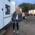 Teresa Palmer Instagram - So excited to be collabing with one of my favourite brands of all time Christy Dawn @christydawn. Did you know all of their garments are crafted from 100% regenerative cotton? Including this gorgeous reversible Lou Lou jacket. I’m staying in sunny Bondi Beach (not so s☀️nny atm!) and it’s the only jacket I packed for summer as it’s so versatile and can be worn as a light jacket on the cooler summer days, over bathers down to the beach, as an easy throw on over costume on set or layered up and wintery during the colder months. Loving the versatility. Use code 15TERESA for 15% off your purchase. @christydawn link in stories to buy! #christydawnsteward #christydawn