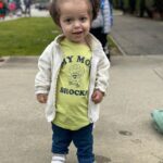 Terra Jolé Instagram - When you still look cute in your big brothers hand me downs. 🤌🏼 #magnoliaaugust #handmedowns #bigbrother #magnolia