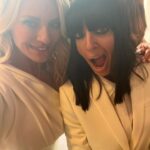 Tess Daly Instagram - Oh what a night 🍾 Didn’t sleep a wink and still giddy 🥹 @bafta @bbcstrictly