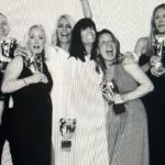 Tess Daly Instagram - Oh what a night 🍾 Didn’t sleep a wink and still giddy 🥹 @bafta @bbcstrictly