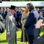 Tess Daly Instagram - It was a huge honour to be invited to attend a reception to celebrate the Creative Industries at Buckingham Palace yesterday with a garden party in the company of His Majesty The King and Her Majesty The Queen. @theroyalfamily