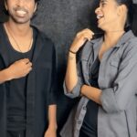 Thamizh Selvi Instagram – 1 hr VS 10 mins of getting ready 🥲 yet he slays as always 🔥
Watch us perform this weekend ! 
Makeup artist: @miss_pretty_makeoverartist 🫂 Thank you for the quick help!