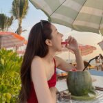 Thanwaporn Nasombat Instagram - บักแตงโมปั่นร้านหนิคือที่สุด 🍉