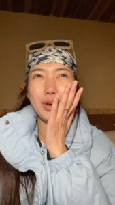 Thanwaporn Nasombat Instagram - รอดมาแล้ว ติดลบเท่าไหร่ไม่รู้แต่ที่รู้คือทรมานสุดๆ 🥶