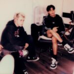 The Kid LAROI Instagram - me & JK ✌️🥹🖤🔜 #toomuch