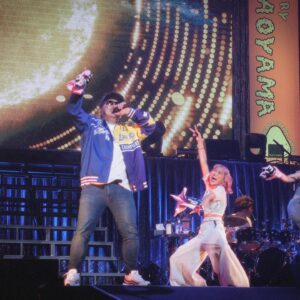 Thelma Aoyama Instagram - 🍙BUDOUKAN ONIGIRI FES. PART1🍙
M1: マダバカ
M2: ONE WAY
M3: 何度も
-MC-
M4: Poppin’ feat. @miliyahtokyo 
M5: サマーラブ feat. @redrice134 
❤️❤️❤️