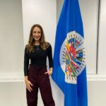 Thelma Fardin Instagram – Trabajando en @cim.oea en la construcción de una Ley Modelo para erradicar y sancionar la violencia de género facilitada por las nuevas tecnologías. 
👉🏻 Verán en este mismísimo post porque es TAN IMPORTANTE tener esta ley. 
También estuvimos en la Embajada de Colombia junto a la embajadora de España y el embajador colombiano presentando la película “Te doy mis ojos” ganadora del premio Goya a mejor película.
Todo esto rodeada de mujeres que admiro y me inspiran a seguir trabajando por un mundo más justo e igualitario 💜
@sarabrochet @adiliadelasmercedes @onumujeresar @oea_oficial