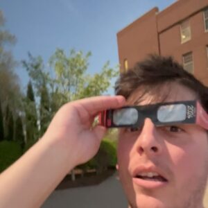 Thomas Sanders Instagram - Decided THE DAY BEFORE to catch a *total* solar eclipse. So I hopped in my car and drove to Missouri… but I didn’t have a pair of eclipse glasses. SO! I reached out on Instagram, and my new buddies, Rayne, Morgan, and Em from SEMO in Missouri told me they had plenty at their campus’ eclipse viewing. Met an incredible bunch of amazing people here who were so kind and welcoming. And that eclipse… I completely get why civilizations thought the gods were doing something… there’s no words that can describe what you see… 

Thank you to the folks at SEMO for having me!