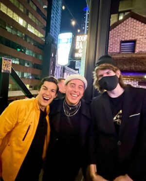 Thomas Sanders Instagram - My 2023 was made by the people that filled it. And I know they’ll make this coming year as well. 💜

Obviously couldn’t fit all of them into this one post (or tag everyone), but you all know who ya are and I adore you.