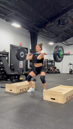 Tia-Clair Toomey Instagram - Throwing around some light weight, taking my new lifters for a spin & loving them!