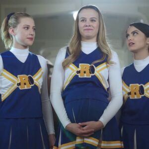 Tiera Skovbye Instagram - What a crazy adventure this show has been. Looking through all the photos, I had forgotten all the crazy journeys Polly has been on! From pregnant teenager banished by her family, to cult member, to gang member, to having a new chance at life, and finally to a famous burlesque dancer. Polly and @thecwriverdale gave my career a start, and gave me so many amazing stories to tell! I am forever grateful to be a part of this iconic show and will forever hold Polly and her many headbands close to my heart. Thank you @writerras for taking a chance on me and giving so much to play with❤️ Love, Polly Cooper