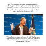 Tiffany Trump Instagram - Thank you, Justice Ruth Bader Ginsburg for being a trailblazer for women in the legal field, a pioneer for women and gender equality, and for showing that patriotism hinges not on agreement, but on the unwavering commitment to persevere, to listen, to learn, and to develop together. Justice Ginsburg, an icon of the left, and Justice Scalia, an icon of the right, were great friends- regardless of their different ideologies. Ginsburg admired Scalia for his love of the constitution and his fierce devotion to defend it how he believed was intended. Ginsburg often disagreed with his jurisprudence, but she too sought to defend the Constitution how she believed it was intended to by the founders. Scalia once even gave Ginsburg an advance notice of his dissent so Ginsburg could make her majority opinion better. What both understood about each other was that, despite their vast differences of opinion, they shared a truly unique bond - that of dedicating their life to advancing this country. May we learn from your devout commitment to justice so that we, too, may find extraordinary (and perhaps surprising) friendships among our fellow Americans, and continue your work to build a better and more just nation. #RBG #RIP