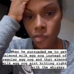 Tika Sumpter Instagram - I ain’t gonna tell y’all why he suggested almond..but the point being is he went back to the store and got the right kind. 😂😂 @nickjames138