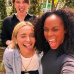 Tika Sumpter Instagram - Got to see some of my favorite ladies this week. #Poehler @shadykaty630 and #Kimmmm