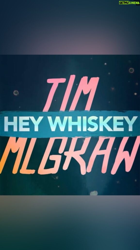 Tim McGraw Instagram - Check out the new lyric video for “Hey Whiskey” and be sure to add this one to your playlists! Full album #StandingRoomOnly out August 25th.