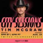 Tim McGraw Instagram – Tune in to celebrate the new album this Friday night!! We’re gonna be performing live from Brooklyn and doing a Q&A afterwards! Follow Amazon Music on Twitch at the link my bio and stories to get notified when we go live.