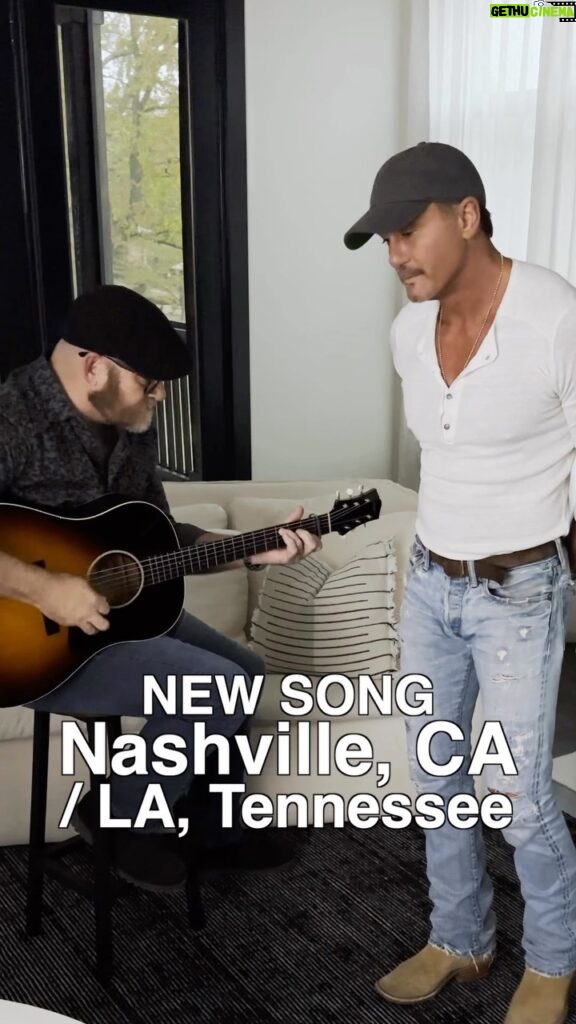 Tim McGraw Instagram - Here’s the acoustic video for “Nashville CA/L.A. Tennessee,” one of the new songs on the album. Let me know which other songs you want to hear live!!
