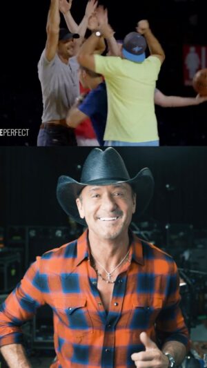Tim McGraw Instagram - Not gonna see a trick shot like this during #MarchMadness…. 😂 what are your predictions for the Final Four? @dudeperfect