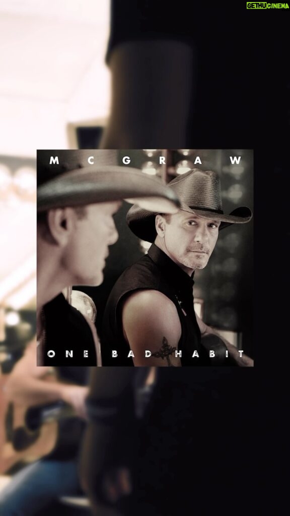 Tim McGraw Instagram - Excited to take “One Bad Habit” to radio…. Turn it up!! #timmcgraw #countrymusic #onebadhabit
