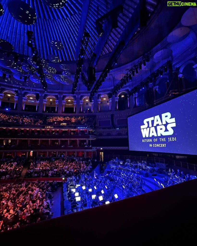 Tima Shomali Instagram - I am not exactly a #STARWARS fanatic but this was epic. Watching Return of the Jedi with live orchestra at the Royal Albert hall in London was such an amazing experience.