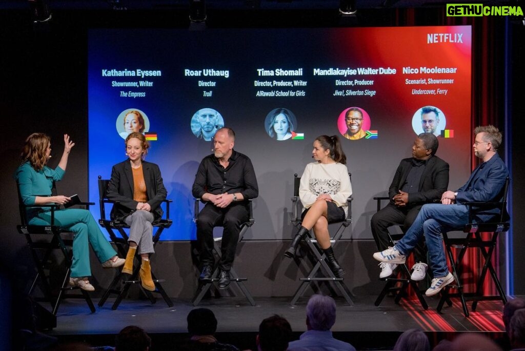 Tima Shomali Instagram - It was a pleasure to be hosted by @netflix to celebrate Mena region, Europe and South Africa’s content. Thank you @netflixmena family ♥️