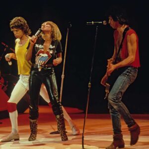 Tina Turner Instagram - Happiest of birthdays to my friend @mickjagger! Here we are having a blast performing "Honky Tonk Women" during the 1981 Rolling Stones American Tour. As I describe in my book “Happiness Becomes You,” sharing a stage with Mick has always been such a thrill for me. Starting in the sixties, when I taught him some dance moves, to this very day, I've got only golden memories of our friendship. From the bottom of my heart, happy birthday, dear Mick!
 
Photo copyright: @lynngoldsmith
#mickjagger #rollingstones #happinessbecomesyou