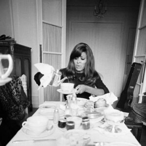Tina Turner Instagram - Tina drinking Tea in Paris (1971)