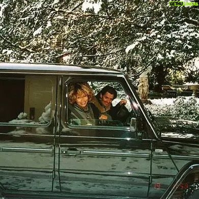 Tina Turner Instagram - Tina Turner in the passenger seat with the love of her life, Erwin Bach. Did you know cars played an important role in their first meeting? Turner and Bach’s meet-cute is something out of a rom-com movie. Erwin Bach, a music executive, was assigned to pick up Tina, a global megastar, from the airport before a concert. For Tina, the connection was instant. This would be the first of many car rides with Erwin at the steering wheel and Tina in the passenger seat.