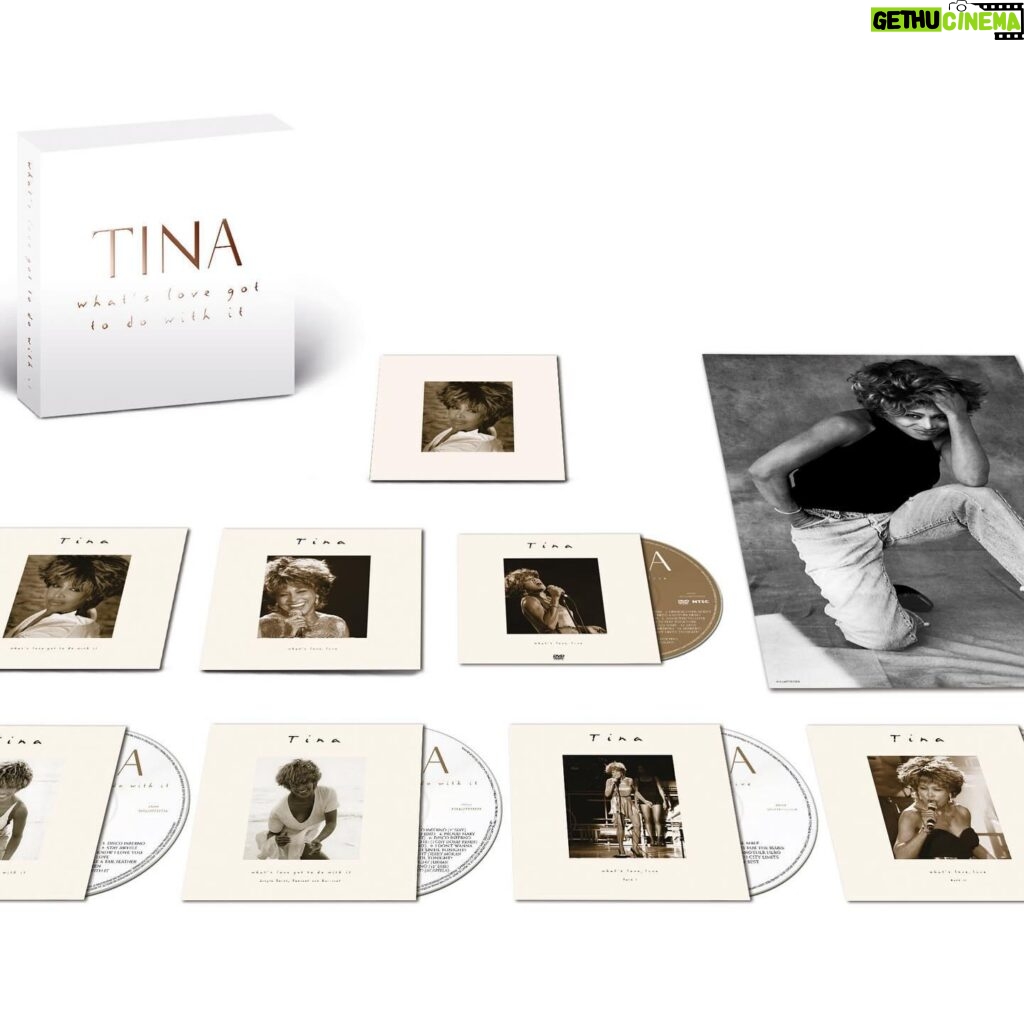 Tina Turner Instagram - What’s Love Got to Do With It (30th Anniversary Edition) is out on 26th April! The 4CD/DVD boxset includes the original album remastered, edits, remixes and acapellas plus Tina’s live show at the Blockbuster Pavilion in 1993 remastered which can also be watched on the DVD along with three music videos. You’ll also find an A4 poster of Tina and a 24-page booklet inside. Additional formats include a single LP and a double CD. Pre-order your copy here: TinaTurner.lnk.to/WL30