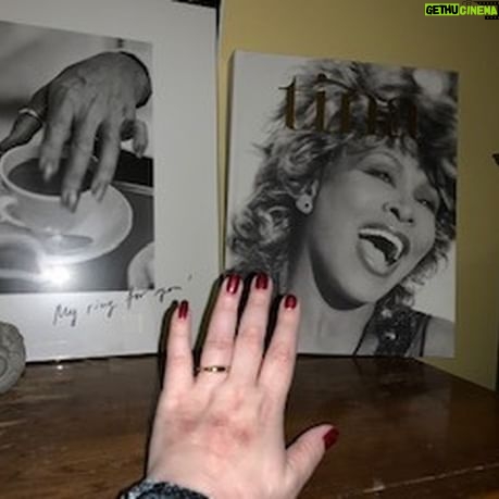 Tina Turner Instagram - Happy Valentine’s Day! 💕On this day of love, I wanted to share a wonderful story: Amber from the USA had the fabulous idea to wear "My Ring" as her wedding band. I am honored that you will wear the ring on such a uniquely special occasion, dear Amber! This is Amber's story: “When I heard about the story behind Tina’s ring, it was like magic! The ring is so symbolic to me: Tina has been a huge influence on my life – her being so honest and open about her story has changed mine for the better. I grew up moving from foster home to foster home, very unhappy and alone. But I always held on to what I knew about Tina: About all the suffering she went through and how she just kept going! It gives me a calm, like I can finally breathe. I always try to ask myself: What would Tina do? For me, the ring pulls it all together. To learn how it was symbolic to her was immediate happiness and I knew it would be perfect for my wedding day.” Amber, I am proud of you, of how you fought for your happiness. I wish you all the best and a beautiful, long and happy marriage!