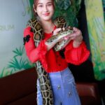 Tisanart Sornsuek Instagram - คืนนี้อย่าลืมดูสร้อยนาคีกันนะคะ🐍 #ฉันโดนงูรัด