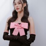 Tisanart Sornsuek Instagram - 🖤💗โบค่ะ โบค่ะ 🎀 มาคนเดียว
