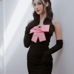 Tisanart Sornsuek Instagram - 🖤💗โบค่ะ โบค่ะ 🎀 มาคนเดียว