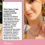 Titi Müller Instagram – “Ainda estamos aprendendo a diferenciar relacionamento ruim de violento”, diz a apresentadora Titi Müller (@titimuller_). Ela se tornou uma voz importante sobre a proteção e os direitos das mulheres depois de denunciar o ex-marido e pai de seu filho por violência doméstica. Titi conta que não foi fácil ter coragem de falar – e por isso a informação e apoio de outras mulheres são fundamentais nesse processo. “O que antes me paralisava hoje é meu maior combustível de cura. Me abordam nas redes e nas ruas agradecendo a coragem que eu tive. Isso reforça que somos muitas e não precisamos estar sós”, contou à Tpm. “Se alguma pessoa próxima estiver passando por uma situação parecida, acolha. Segure na mão e ofereça escuta”. Arrasta pra ler seu depoimento!

Foto: Reprodução / Instagram