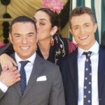 Toñi Moreno Instagram - Gracias a @gtresonline @sandraaladro por unas fotos maravillosas. Fue un día bonito de amigos y risas. #lalola bailó hasta que rompió los zapatos. @antoniorossi_oficial @hugo_fuertes . Los trajes son de @fran_gamez_ te quiero !