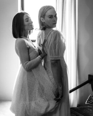 Tommy Dorfman Instagram - Congratulations are in order for @Tommy.Dorfman and her partner Elise—the couple are officially married! After a spontaneous wedding in Los Angeles last year, Dorfman and her new wife decided to mark their marriage in a more meaningful way when back home in Brooklyn. “We decided that, at some point down the line, we would just elope. Our love had formed and grown in a contained bubble, so why couldn’t our marriage be on the same terms?” Dorfman writes exclusively for Vogue. At the link in bio, the actress opens up about her whirlwind elopement and the story of her low-key romance. Photos: @hunterabrams