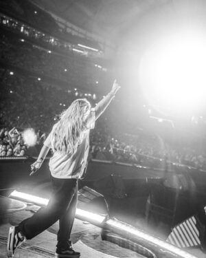 Toni Watson Instagram - Wow! Two shows down! 
That was magic, I am a freshy to this industry if you remove covid I have been here for 2.5 years playing shows. 
To play our first stadium shows with a 5 minute sound check I can only feel grateful for my crew/band/choir. You were all born for this and to have last night in Sydney be my favourite show to date well I owe it to you! My team. The crowd that made us all feel like superstars and to P!NK of course for allowing us to be apart of this incredible tour. Newcastle you're up next! We are heading there today! Where's good to eat? 

Thank you to @g.g.mcg  for capturing these memories ❤️