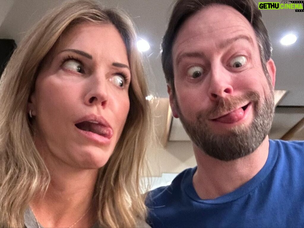 Tricia Helfer Instagram - I see a pattern with us 😂 Love seeing you @chrisrafferty