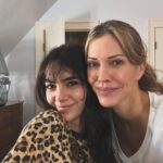 Tricia Helfer Instagram - First day, first hair and makeup room selfie with my film daughter, the awesome @saraboustanyy #HelloBeautiful